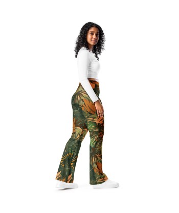 Leggings évasés en polyester recyclé avec poche Jungle Comment ça marche