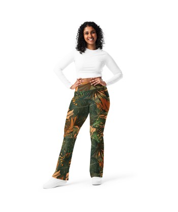 Leggings évasés en polyester recyclé avec poche Jungle Comment ça marche