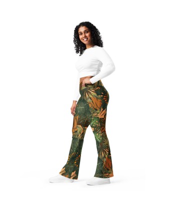 Leggings évasés en polyester recyclé avec poche Jungle Comment ça marche