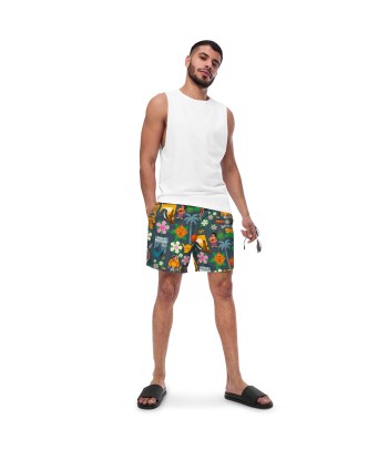 Short de bain homme Tiki Surf Blue le des métaux précieux