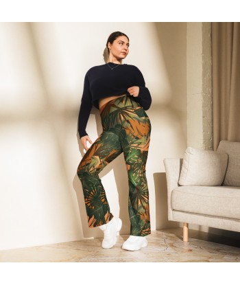 Leggings évasés en polyester recyclé avec poche Jungle Comment ça marche