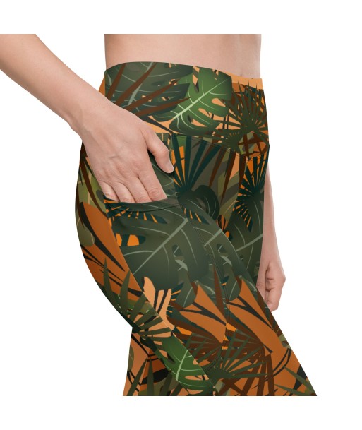 Leggings écoreponsable avec poches Jungle la chaussure