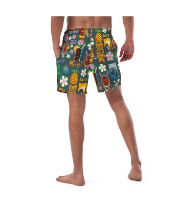 Short de bain homme Tiki Surf Blue le des métaux précieux