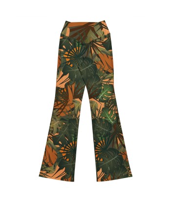 Leggings évasés en polyester recyclé avec poche Jungle Comment ça marche