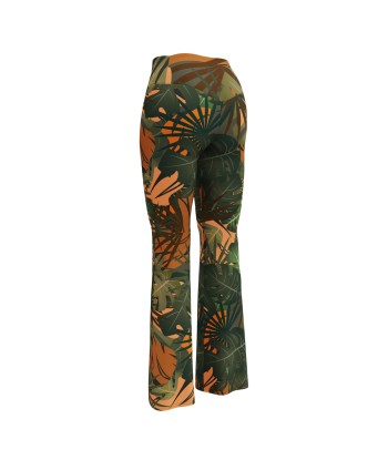 Leggings évasés en polyester recyclé avec poche Jungle Comment ça marche