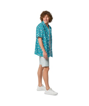 Chemise Longboard Surfing Calypso Blue À commander