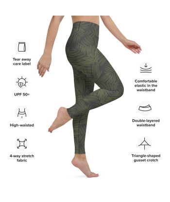 Legging de Yoga Fougères français