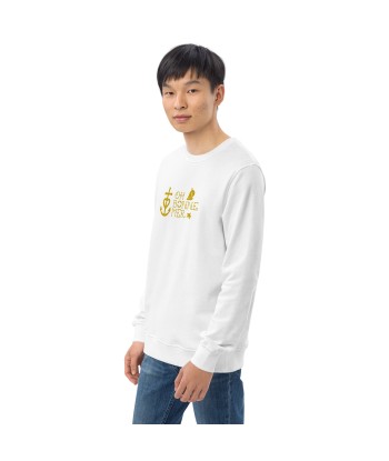 Sweat écologique unisexe Oh Bonne Mer 2 brodé gold en stock