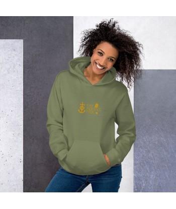 Sweat à capuche d'hiver unisexe Oh Bonne Mer 2 sur couleurs foncées Livraison rapide