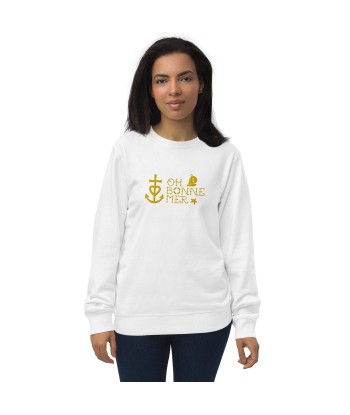 Sweat écologique unisexe Oh Bonne Mer 2 brodé gold en stock