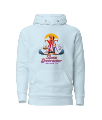 Sweat à capuche unisexe en coton Love Instructor First Lesson free shop