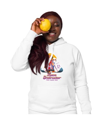 Sweat à capuche unisexe en coton Love Instructor First Lesson free shop