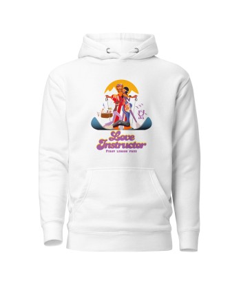 Sweat à capuche unisexe en coton Love Instructor First Lesson free shop