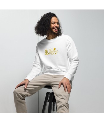 Sweat écologique unisexe Oh Bonne Mer 2 brodé gold en stock