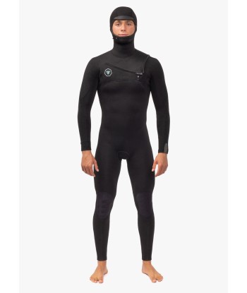 *Vissla 7 Seas 6-5 Hooded Chest Zip Wetsuit - BLK pas cheres