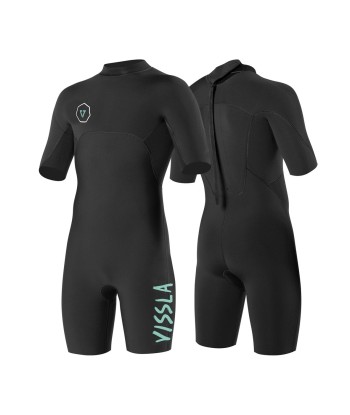 BOYS 2-2 BACK ZIP SPRING WETSUIT-BLK pas cheres