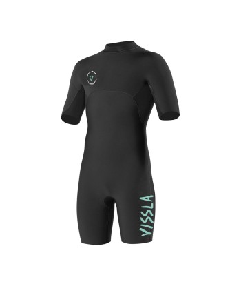 BOYS 2-2 BACK ZIP SPRING WETSUIT-BLK pas cheres