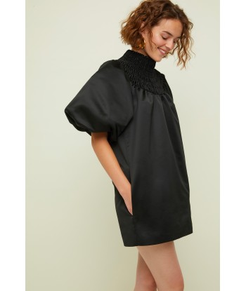 Smock collar satin mini dress vous aussi creer 