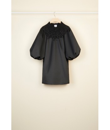 Smock collar satin mini dress vous aussi creer 