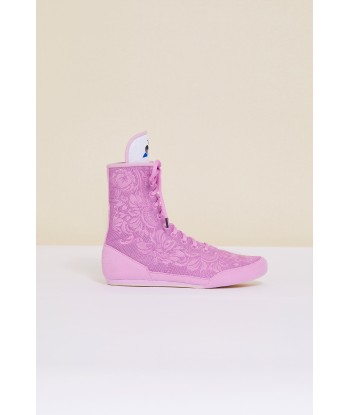 Embroidered high-top trainers - Lilac prix pour 