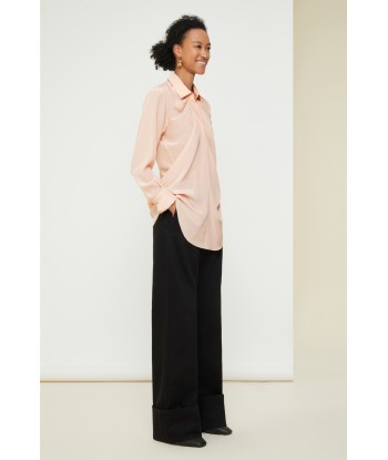 Draped silk blouse le concept de la Pate a emporter 