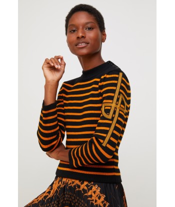 Breton jumper with embroidered logo la chaussure