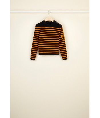 Breton jumper with embroidered logo la chaussure