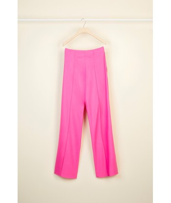 Virgin wool straight leg trousers soldes