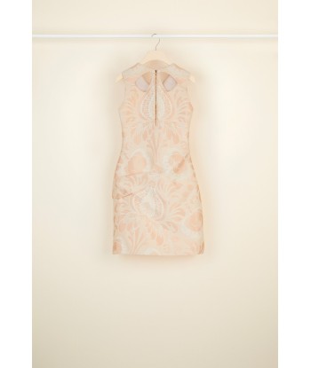 Cut-out floral brocade dress JUSQU'A -70%! 