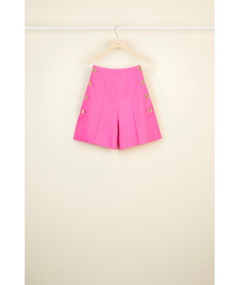 High-waisted virgin wool shorts les ligaments