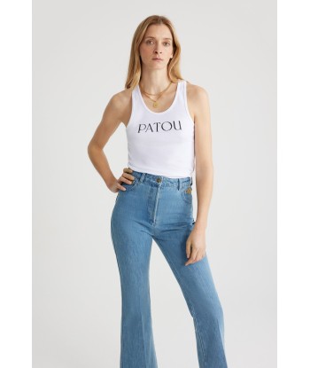 Patou tank top in organic cotton Les êtres humains sont 