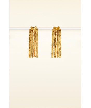 Brass pendant earrings commande en ligne