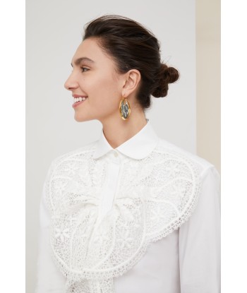 Lace bib shirt ou a consommer sur place