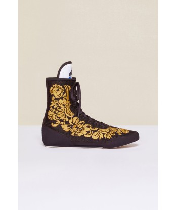 Embroidered high-top trainers - Havana offre 