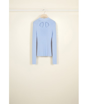 Cut-out wool and silk jumper Paris Déstockage Promo