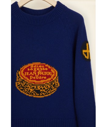 Archive embroidered jacquard wool jumper s'inspire de l'anatomie humaine