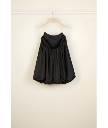 Strapless satin bubble dress Fin de série