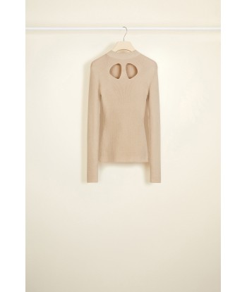 Cut-out wool and silk jumper Comparez et commandez 