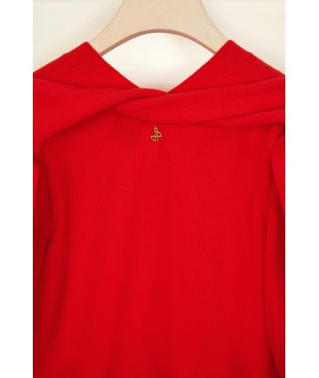 Twist collar wool jumper 50-70% off 