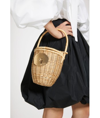 Wicker bucket bag Dans la société mordern