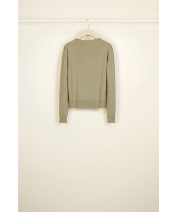 Merino wool and cashmere cardigan solde