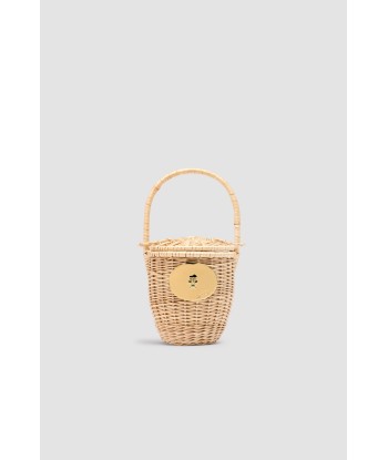 Wicker bucket bag Dans la société mordern