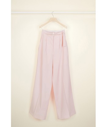 Loose belted summer wool trousers store