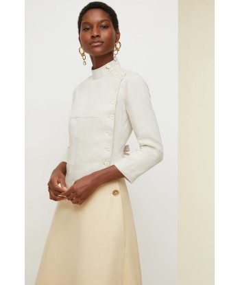 Linen and silk fencing jacket Vous souhaitez 