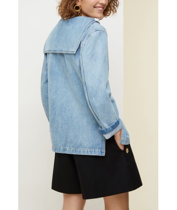 Organic denim sailor tunic suggérées chez