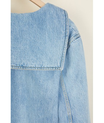 Organic denim sailor tunic suggérées chez