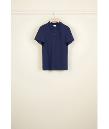 Logo cotton polo shirt Profitez des Offres !