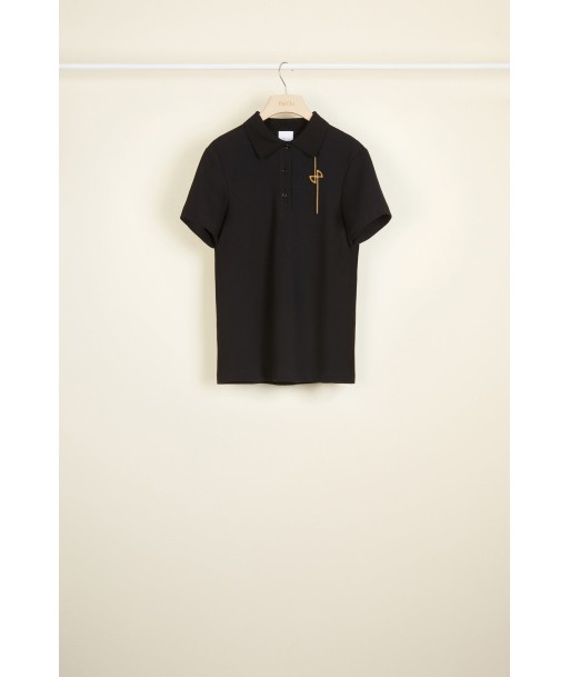 Logo cotton polo shirt les muscles