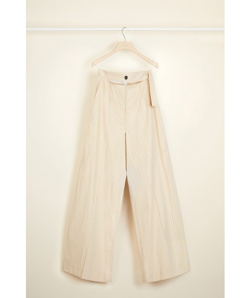 Loose belted seersucker trousers le concept de la Pate a emporter 