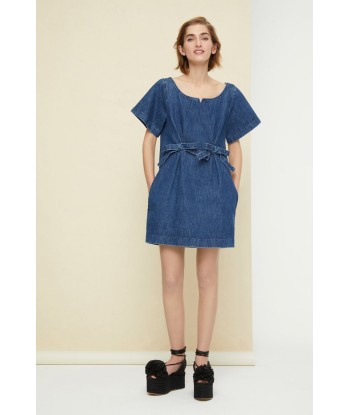 Bow denim minidress de France